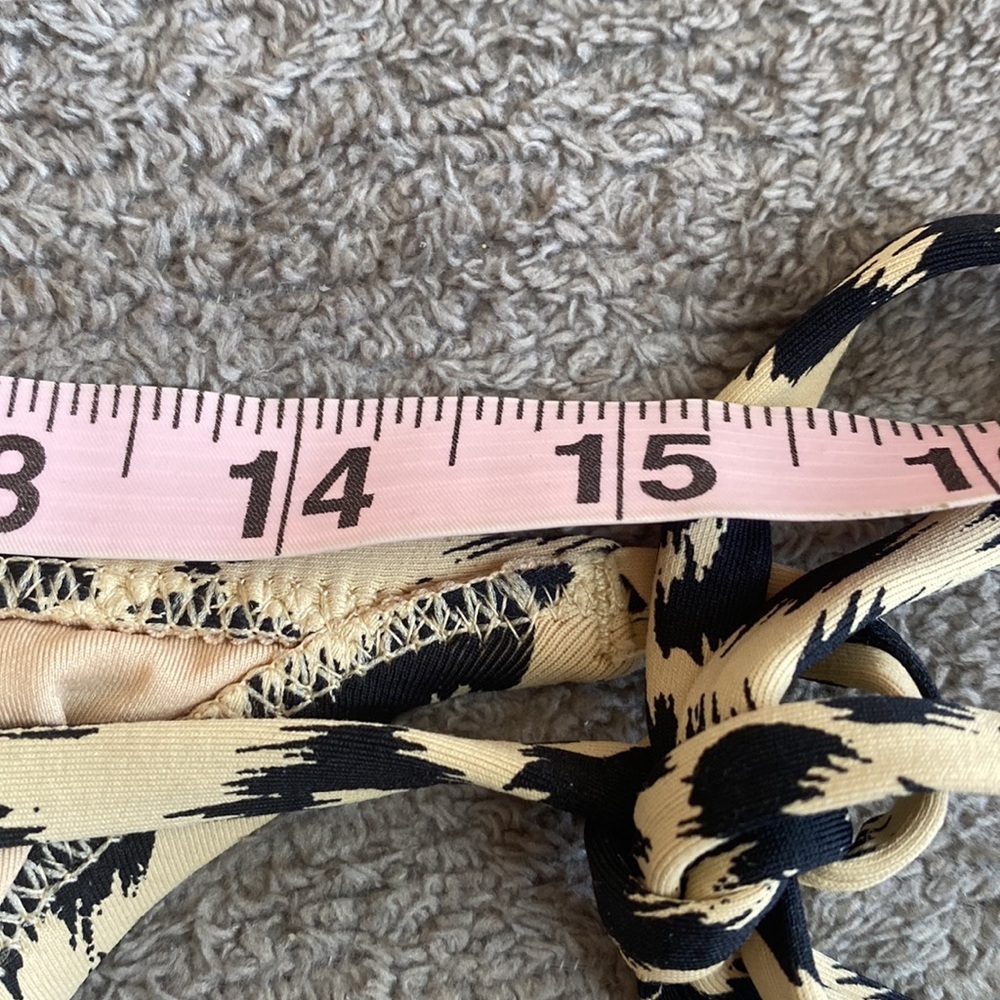 J. Crew Animal Print Two Piece Swimsuit - Picture 5 of 8